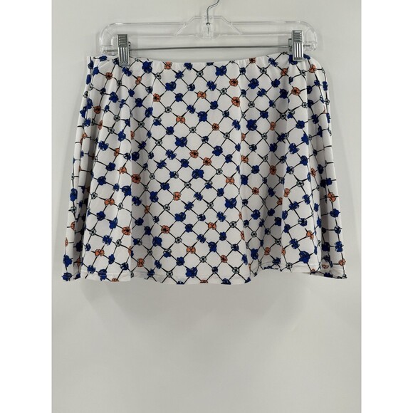 TAIL Women's "Cass" 16 Inch Pull On Golf Skort-LARGE Ret@$99 Multi-Color Poppy - Picture 7 of 12